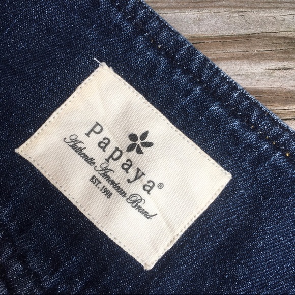 Papaya Denim Vest Womens Size Large - Picture 5 of 6